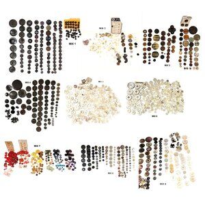 Antique Vintage Button Assorted Mix Lot: 8 lots available